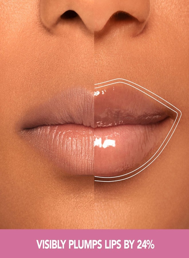 BUXOM Power-Full Plumping Lip Balm, Tinted Lip Balm Plumper, Enhancing Lip Moisturizer, Hydrating & Smoothing Peptide Lip Treatment, Cruelty-Free, Filler, Celeste, Big O - Image 4
